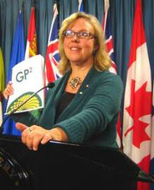 Green Party leader - Elizabeth May