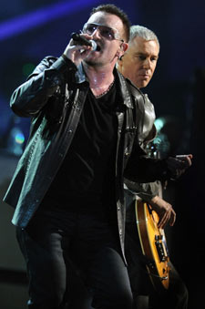 Bono and Adam Clayton